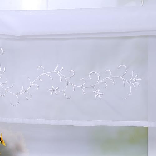 Joyswahl Store bateau en voile Vanessa avec cordon de serrage, Polyester, Weiß, BxH 80x140cm - Nail Gallerys