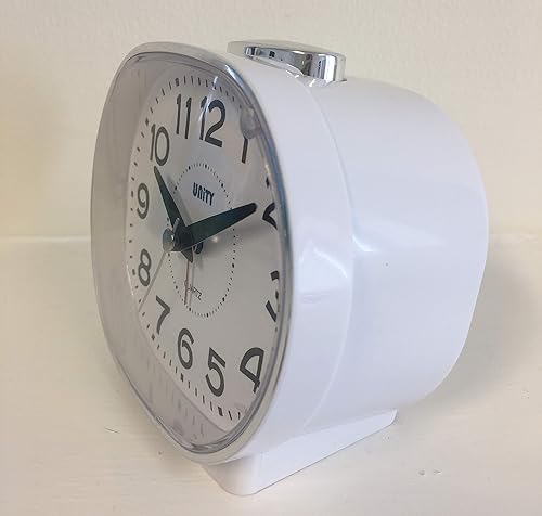 Réveil à Cloche de Style Unity, Effet Bois, 10,5 x 10 x 7 cm - Nail Gallerys