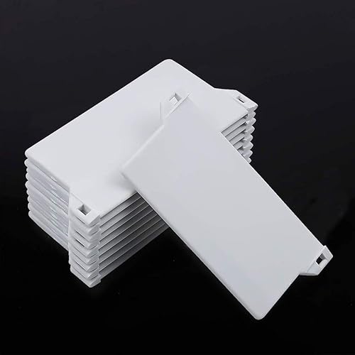 Store Vertical en Poids,10 pcs Plaque de Lestage Poids pour Stores Verticaux Poids de Store Vertical Lattes,pour Rideaux Remplacement de Plaques Cassées Stores Veranda,89mm Blanc - Nail Gallerys