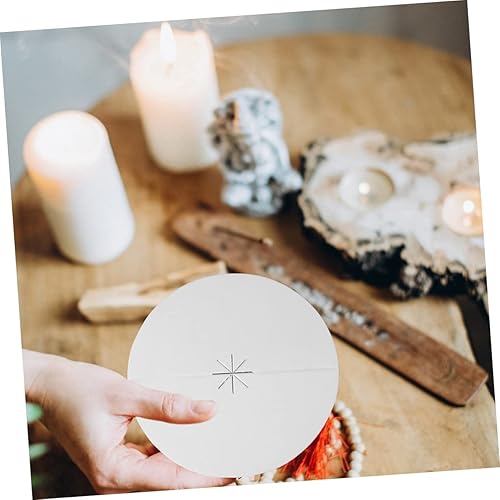 COHEALI Bougeoir Cendrier Bougie 50pcs Candle Disques de Protection Cougies Drip Protecteurs Disques de Cartouche s Carton Bobeche Bobeches pour Bougie Bobeche - Nail Gallerys