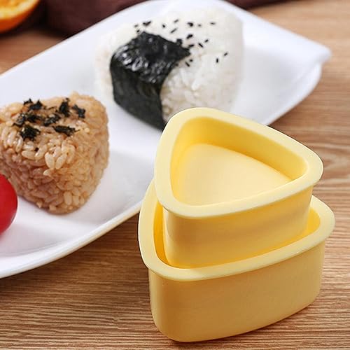 Halatua triangles sushi | 2 Pièces Maker Moule Onigiri Sushi Maker Moule Sushi Making Kit,Triangle Japonais DIY Sushi Presse Moule Cuisine Décoration Accessoires Cuisine Outil - Nail Gallerys