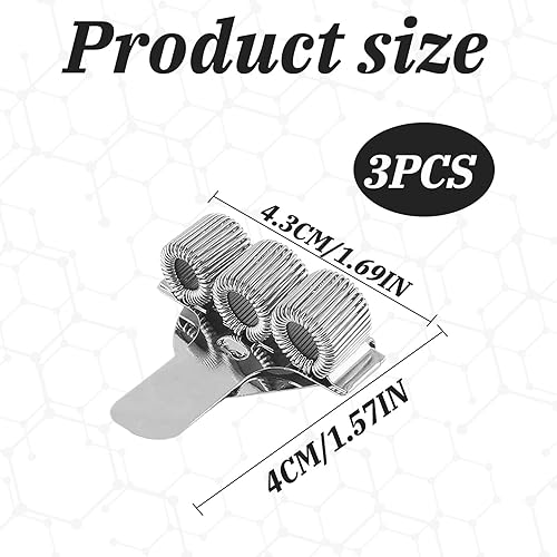 vcsjw Porte-stylos,3 porte-stylos avec 3 trous,clips pour porte-stylos en acier inoxydable,tunique porte-stylos,accessoires d'infirmière,accessoires d'infirmière,accessoires d'allaitement(argent) - Nail Gallerys