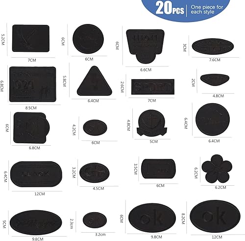 Patchs de réparation pour veste en duvet, 20 Patchs Duvet Auto-adhésif Patch, Réparation en Nylon Patch, pour Doudoune Veste Tente - Nail Gallerys