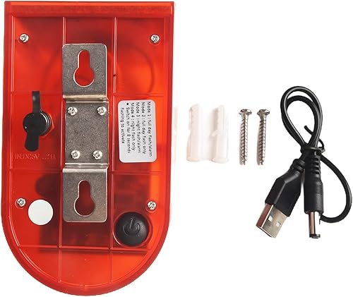 Lampe solaire étanche IP65 avec détecteur de mouvement sirène 110dB pour détection d'intrus en extérieur - Nail Gallerys