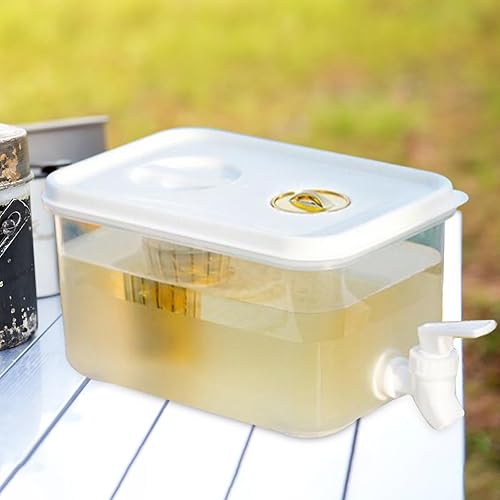 Sharplace Bouilloire froide avec robinet, distributeur de boissons pour réfrigérateur, bouilloire à eau, baril de jus glacé, distributeur de boissons pour fêtes, 10L - Nail Gallerys