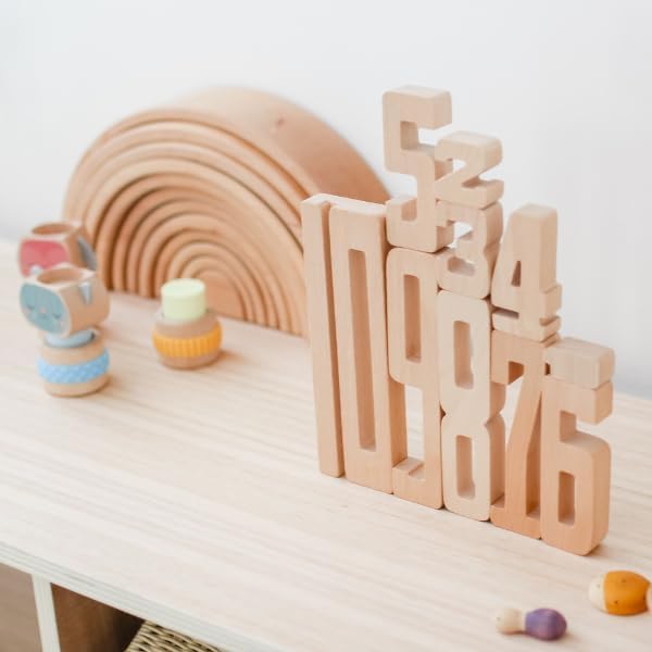 ByAstrup - Chiffres en Bois - Bois - 84187 - Nail Gallerys