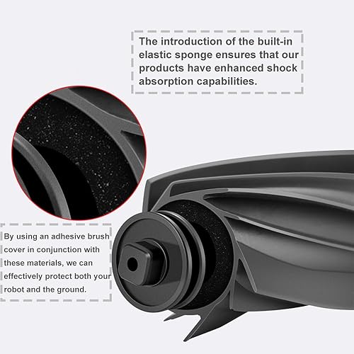 AVAENZO Kit d'accessoires pour Dreame D10 Plus Gen 2, 1 Brosse Principale, 4 brosses latérales, 4 filtres, 3 Sacs à poussière 3 lingettes Pièces détachées Robot - Nail Gallerys