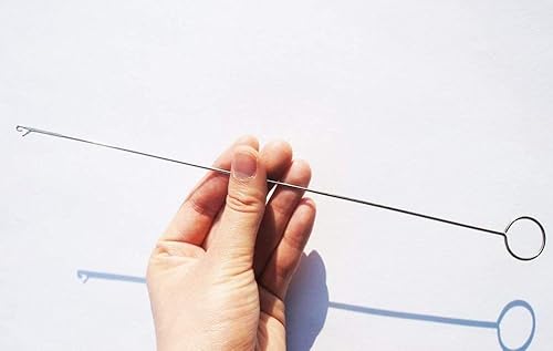 Okwin Guide Passe pour Retourner des bandoulières Facilement et Rapidement 26,6 cm Crochets Outil de Ceinture de Couture Bricolage - Nail Gallerys