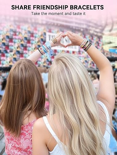 ARTDOT Perles Lettres, 1400Pcs Perles pour Bracelet, Acrylique Perles Lettre pour Bracelet Alphabet Rondes de A à Z Pour Friendship Bracelets Kit, Colliers, DIY Artisanats Cadeau - Nail Gallerys