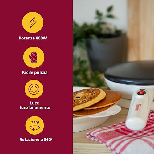 Girmi ts3600 Crêpière, blanc - Nail Gallerys