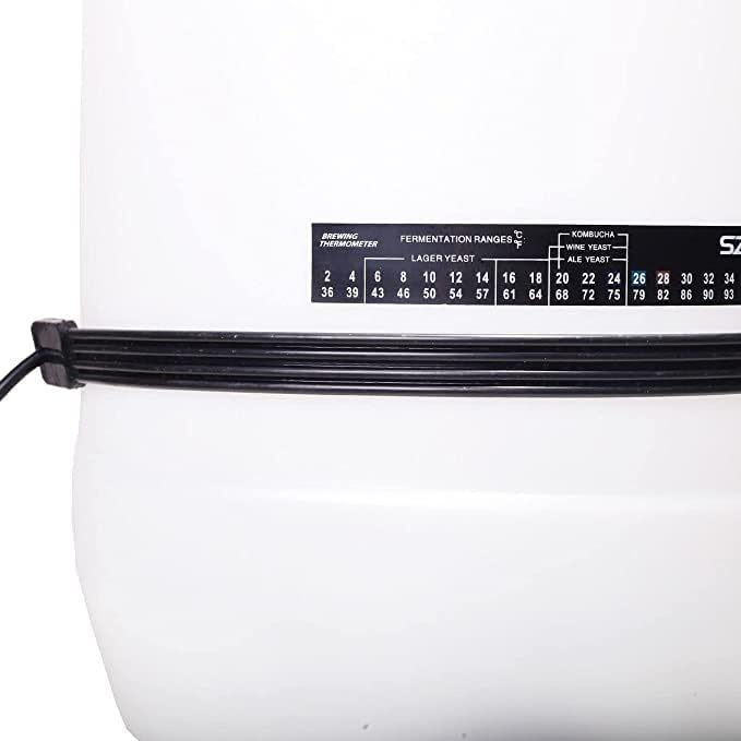 Home brew Température Réglable Ceinture Chauffante + autocollant sur thermomètre - Nail Gallerys