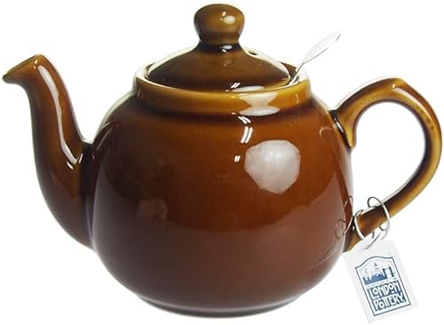 London Pottery Théière 2 tasses avec filtre Vert, Céramique, Bleu (French Blue), 2 Cup - Nail Gallerys