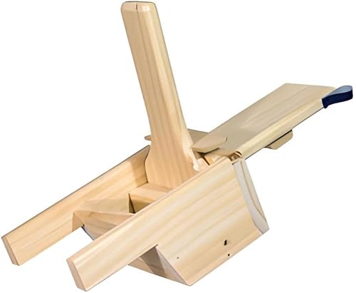 PEGANE Table à écraser Les Olives de différents Tailles en Bois Coloris Naturel - Nail Gallerys