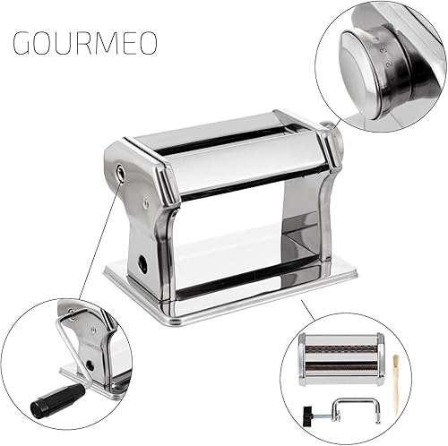 PAGILO Machine à pâtes avec 9 niveaux pour spaghetti, tagliatelle, fettuccine et lasagne - machine à pâtes, machine à pâtes - Nail Gallerys