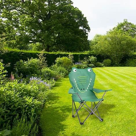 BARGAIN4ALL Chaise d'extérieur pliable pour enfants pour le camping, les hayons, la plage avec sac de transport pour plus de commodité et de rangement (vert) - Nail Gallerys