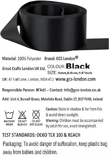 Ruban de satin polyester double face pour emballage cadeaux, fête, événements, tissu, couture, fête, artisanat, événements, mariage, robe, décoration, Pâques, Noël, nœuds floraux de voiture (20 mm x - Nail Gallerys