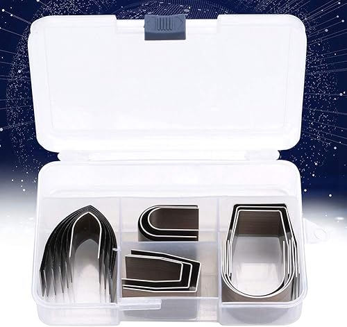MAGT Outils de poinçonnage de cuir universel 18PCS en alliage d'acier bricolage artisanat gaufrage poinçon Set Kit - Nail Gallerys