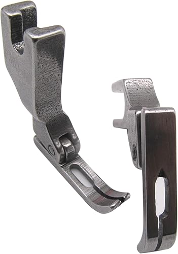 CKPSMS Marque – 2 pieds étroits pour fermeture éclair pour couture à aiguille #P363-NF compatibles avec/remplacement pour la marque JUKI DLN-415 DLN-5410 DLN-9010 - Nail Gallerys