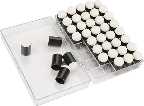 Art Eponge Doigt Daubers avec Boîte de Rangement pour La Peinture Carte de Craie D'Encre Faisant Le Dessin40Pcs Peinture au Doigt Handcraft Tools - Nail Gallerys