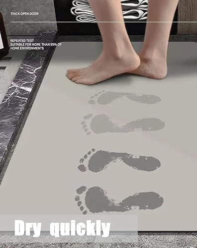 Tapis de bain doux incurvé pour douche ronde, tapis de salle de bain antidérapant à séchage rapide, tapis rond absorbant l'eau pour cabine de douche quadrant - Nail Gallerys