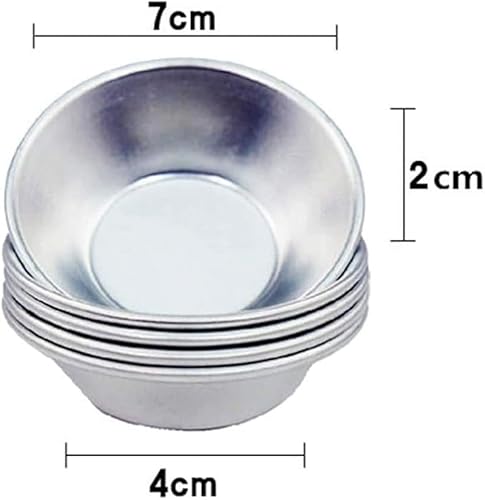 Générique Lot de 10 Moules en Aluminium pour Pastéis de Nata - Nail Gallerys
