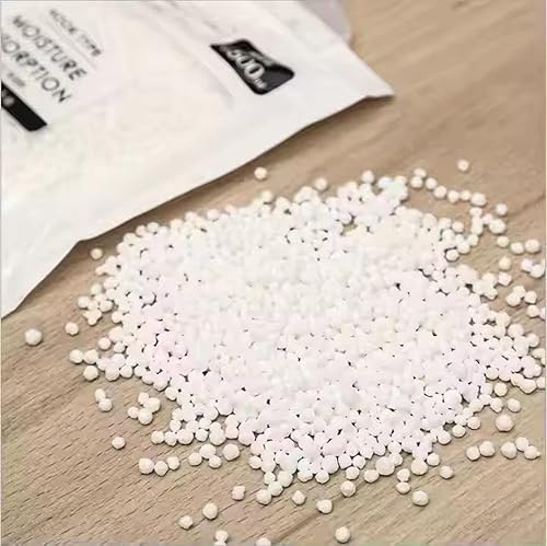 Lot de 10 sacs déshumidificateurs hygroscopiques, anti-moisissure, anti-humidité, avec cristaux de piège à humidité, pour armoires, placards, voiture, stoppe la condensation humide (10 pièces, blanc - Nail Gallerys