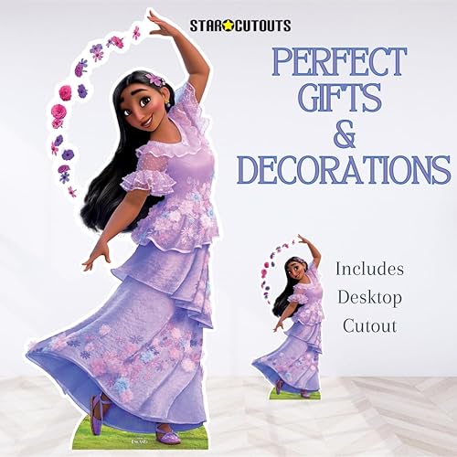 STAR CUTOUTS SC4107 Isabela Encanto Silhouette en Carton Grandeur Nature avec Mini décoration de fête et Cadeau - Nail Gallerys