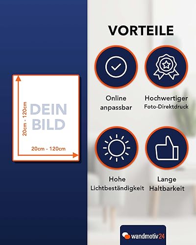 wandmotiv24 Tableau sur Toile - Photo sur Toile avec aperçu en Ligne - décoration Murale personnalisée - Tableau avec Motif souhaité - Cadeau Photo - 60x80 cm - Nail Gallerys