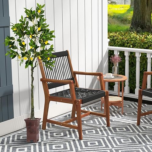 RELAX4LIFE Citronnier Artificiel, Plante Artificielle Citronnier 80cm/120cm/160cm, Faux Citronnier Pré-empoté avec Citrons Simulés et Entretien Facile, Décoration pour Maison Salon Bureau - Nail Gallerys