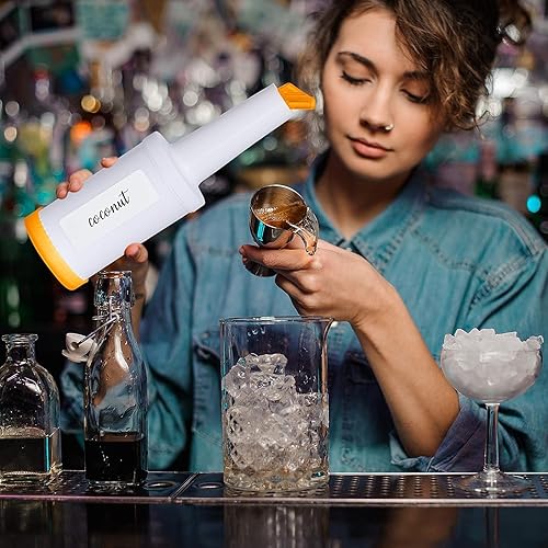 FoOhy Bar Jus POURER STORE ET CONTENEURS POUR BOUTEILLES BOTTLES BOISSONS BARTENDER BOUTEILLES BARTENDEUR ACCESSOIRES DE BARTENDEUR, OUTILS POUR LES BOUTEILLES, DISTRIBUTEUR DE LIQUOR MIMOSA - Nail Gallerys