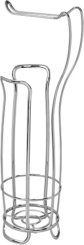 iDesign Axis Dérouleur Papier Wc, Porte Papier Toilette Autoportant en Métal, Argenté - Nail Gallerys