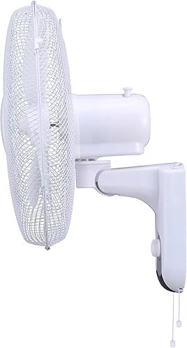Igenix DF1656 Ventilateur mural, 40,6 cm, Blanc - Nail Gallerys