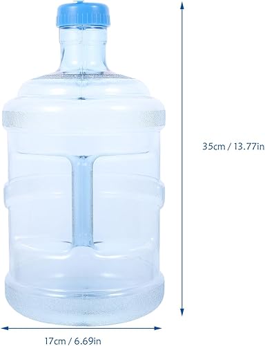 Homoyoyo Bouteille D'eau avec Bouchons à Vis Conteneur pour Pichet D'eau de capacité 5 Litres Bouteille D'eau pour PC Portable Poignée de Transport Pc - Nail Gallerys