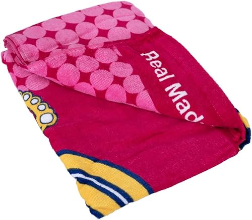 Real Madrid Serviette de Bain 100% Coton 70x140, RM173014-R - Nail Gallerys