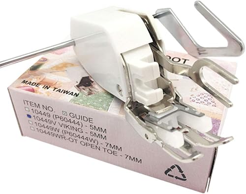 Yeqin 1 pcs même Pied presseur pour Husqvarna Viking Groups5, 6, 7, D, E, 215, 400 # 10449 V Vikng-5 mm - Nail Gallerys