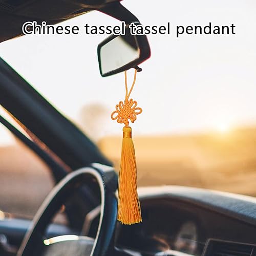 Décoration à suspendre avec nœud chinois et pampilles pour festival de printemps, style chinois, ami, famille - Nail Gallerys