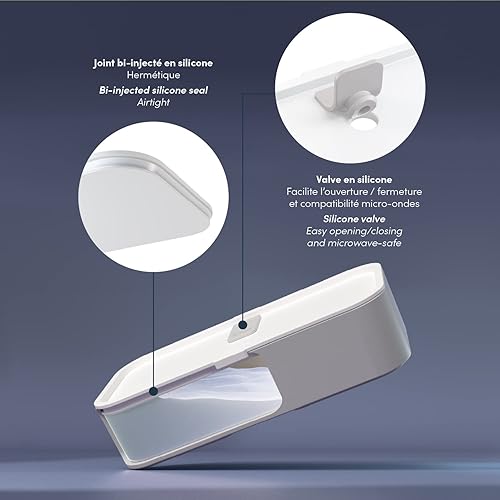 monbento - Bento box MB Original Graphic Destiny - Boîte Repas à Compartiments - Lunch box Hermétique 2 étages - Idéal pour Travail/Ecole - Sans BPA - Made In France - Motif Japonais - Rose - Nail Gallerys