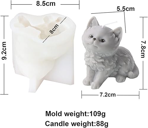 Xidmold Moule en silicone en forme d'ours - Moule à savon - 3D - Pour chocolat, décoration de gâteau, savon, cire de soja, bougies - Décoration artisanale (ours) - Nail Gallerys