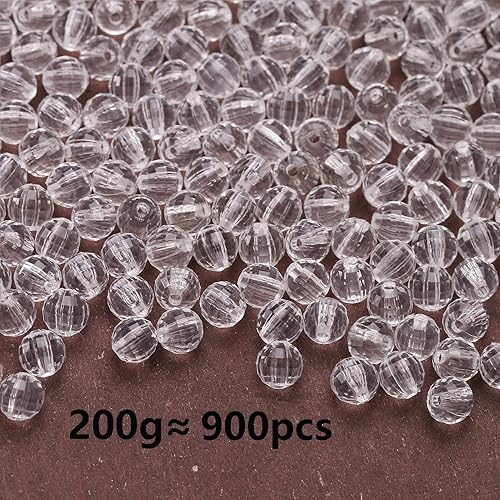 DAHI Perles Multicolores à Enfiler - Rondes de 8 mm - Acryliques Mélangées pour Fabrication de Bijoux, Colliers, Bracelets (Color) - Nail Gallerys