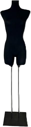 Lusoria Mannequin de couture féminin avec cuisses Noir (S/M) - Nail Gallerys