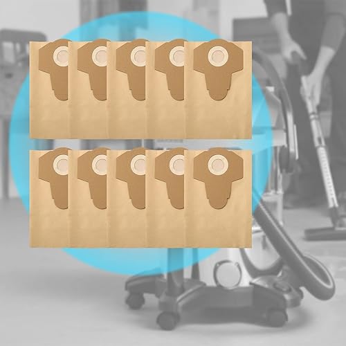 Lot de 10 sacs à poussière en papier pour aspirateur PARKSIDE pour PNTS 1400 1500 Series A1 B1 B2 B3 C1 Filtration humide et sèche - Nail Gallerys