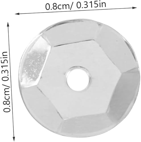 SHINEOFI 800 Pièces Paillettes Rondes Et Courbées Épingles à Paillettes Coudre Des Paillettes Artisanales Paillettes Claires Paillettes Colorées Paillettes à Coudre Strass Jaunes Silver Pvc - Nail Gallerys