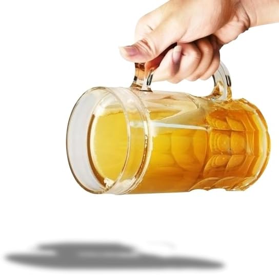 Eurowebbiz Chope à Bière Réfrigérante Transparent Acrylique 650 ml - Nail Gallerys