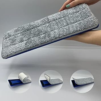 Starlyf AUTOCLEAN MOP - Lot de 2 serpillières - Super Absorbant Recharges en Microfibre - pour Le Balai autonettoyant - Nail Gallerys