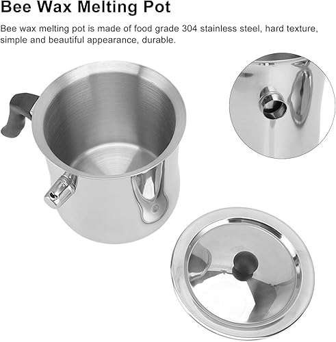 Fondoir à Cire d'abeille, Texture Dure, Apparence Simple et Belle. (2.5L) - Nail Gallerys