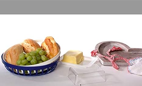 Kimmel Beurrier Cloche à Beurre avec Couvercle, en Plastique, Blanc/Transparent - Nail Gallerys