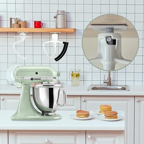 C/Y Support de Fixation pour mélangeur | Accessoire pour mélangeur Kitchen Aid Support pour Accessoire Kitchen Aid,Accessoires de mixage Kitchen Aid pour Ranger Le Batteur Edge, Le Batteur Plat, Les - Nail Gallerys