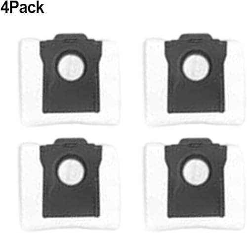 URPIZY Sacs de rechange pour aspirateur X30 Ultra, X40 Ultra, Mova P50 Pro Ultra - Filtration 4 couches, haute capacité, utilisation facile - Lot de 4 ou 10 (4 paquets) - Nail Gallerys