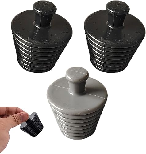 3 Pièces Bouchons De Baignoire, Bouchon Vidange Silicone, Universel Bouchon De Vidange, Bouchon De Lavabo, Vidange pour Les Drains De Lavabo De Cuisine Et De Salle De Bain(Noir, Gris) - Nail Gallerys
