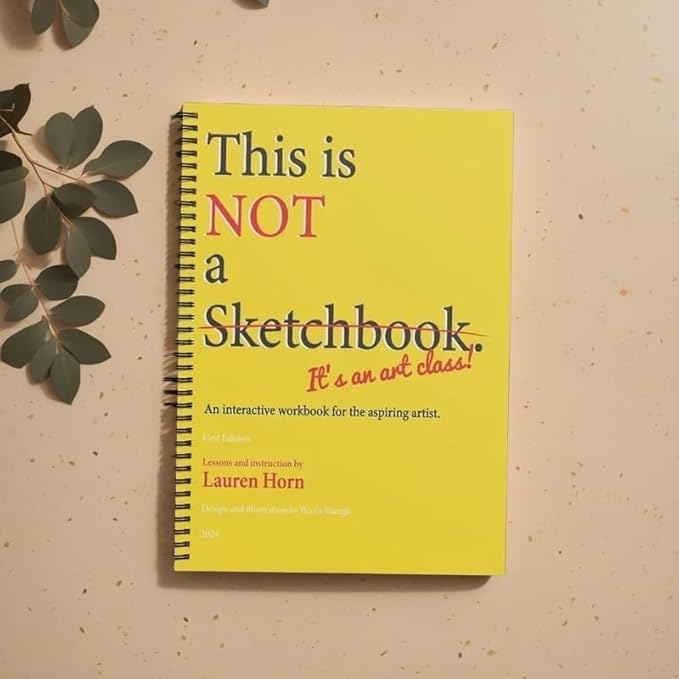 This is not a Sketchbook It's an Art Class Spiral – Carnet de dessin relié | Cahier interactif et livre de coloriage pour l'écriture, la peinture, les croquis et le gribouillage - Nail Gallerys